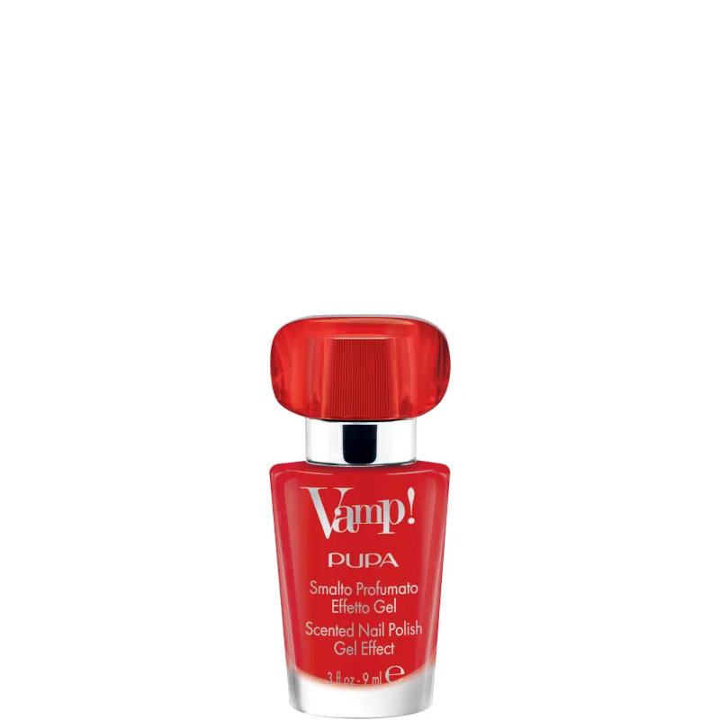 Pupa Vamp! Smalto Profumato Effetto Gel - N.202 CARNAL RED - immagine 1