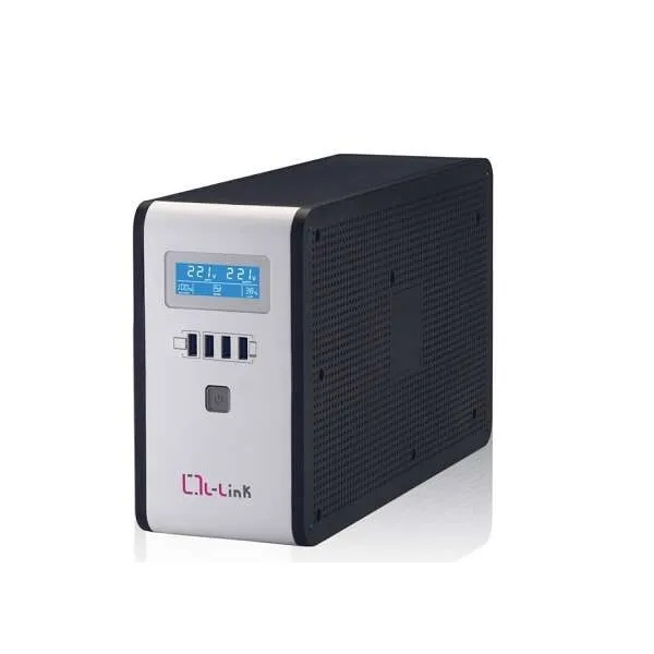 L-Link LL-7720 UPS 2000VA Display LCD con 2 Shuckos - immagine 1