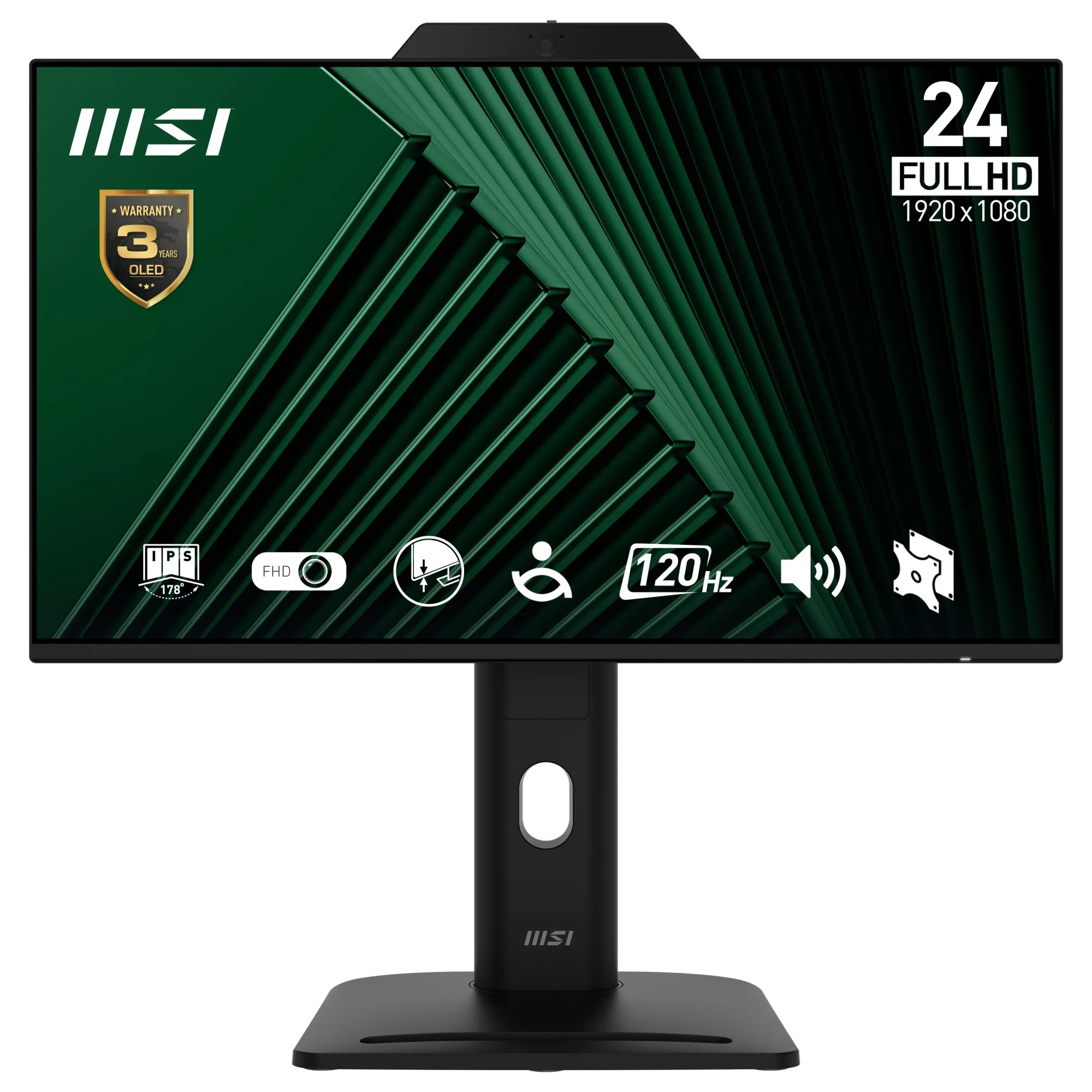 Mon 238Ips Fhd Bk Mm Pvt Dock Web Msi Pro Mp242Pmg 1Ms 120Hz Webcam - immagine 1