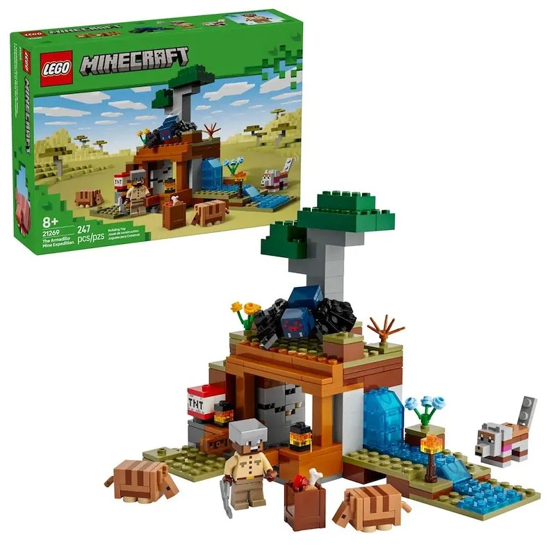 Lego Minecraft Spedizione nella miniera dell’armadillo 21269 - immagine 1