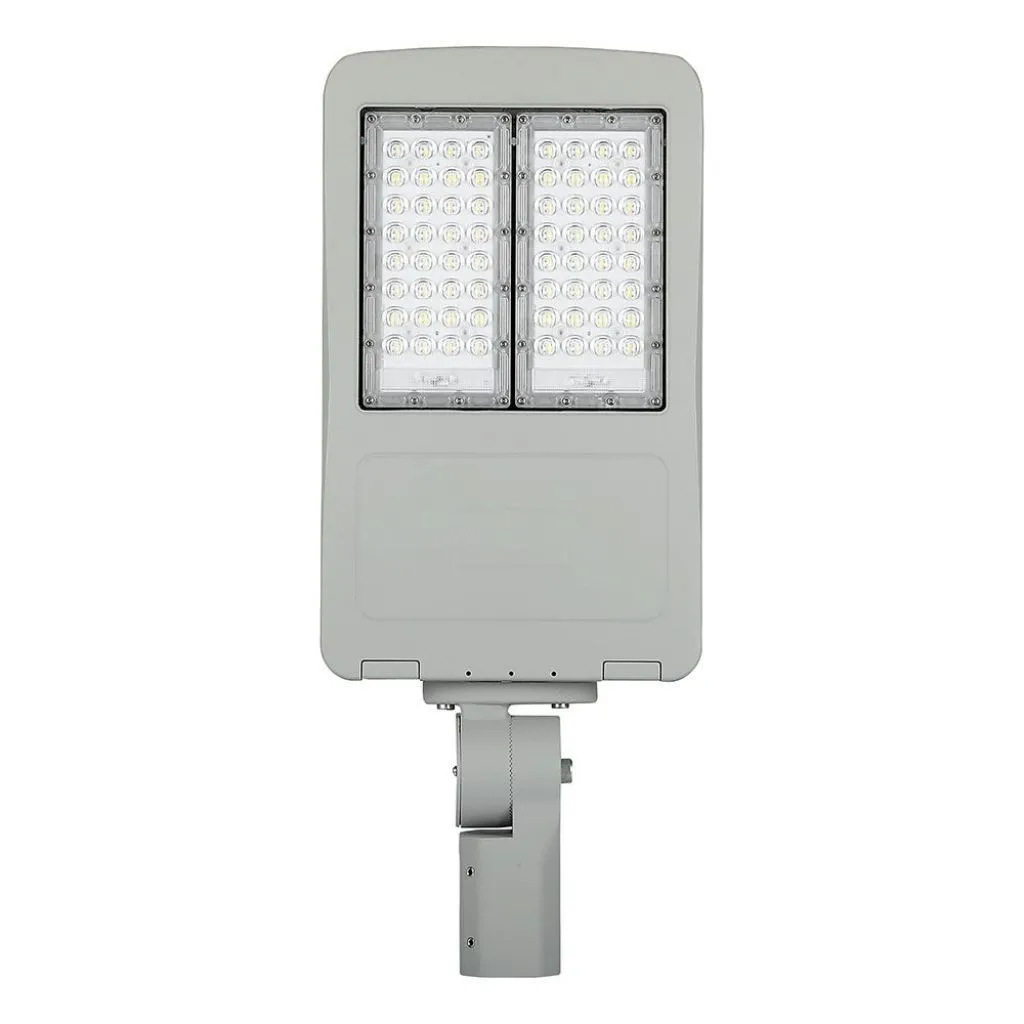 V-TAC PRO Armatura Stradale LED Chip Samsung Classe II 100W 140LM/W Colore Grigio 5700K Dimmerabile - immagine 1