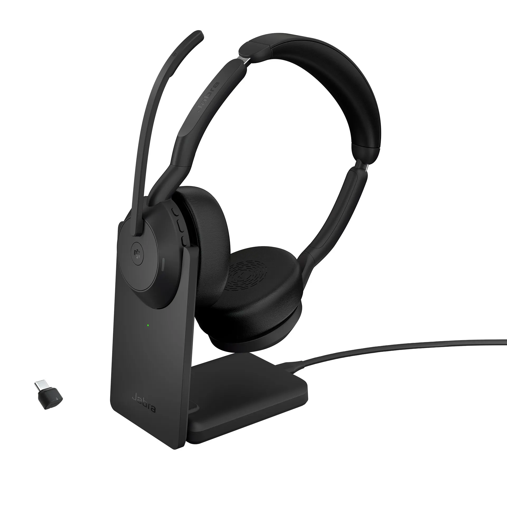 Jabra 25599-999-889 Evolve2 55 Link380c MS Cuffie Stereo Nere - immagine 1