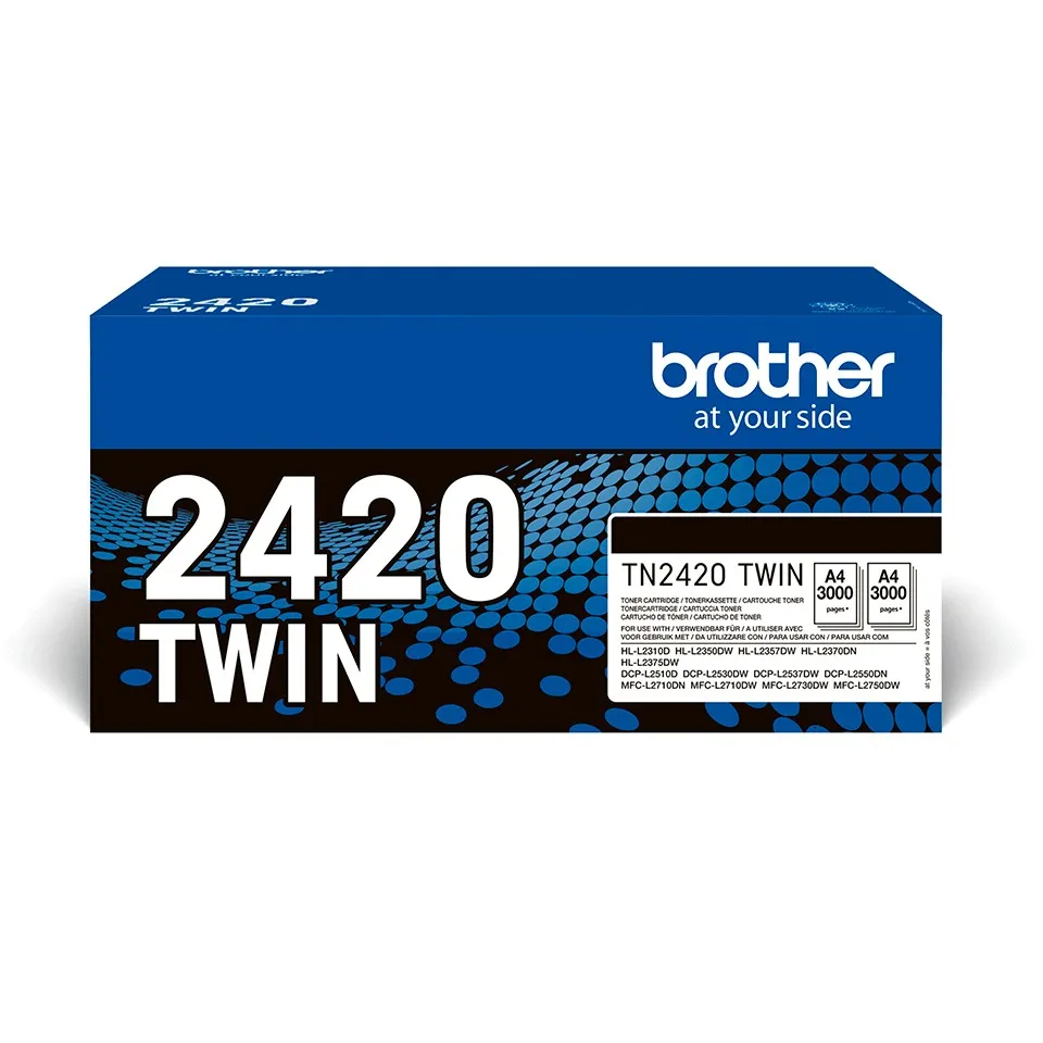Brother TONER N 3K PK2 cartuccia toner 2 pz Originale - immagine 1