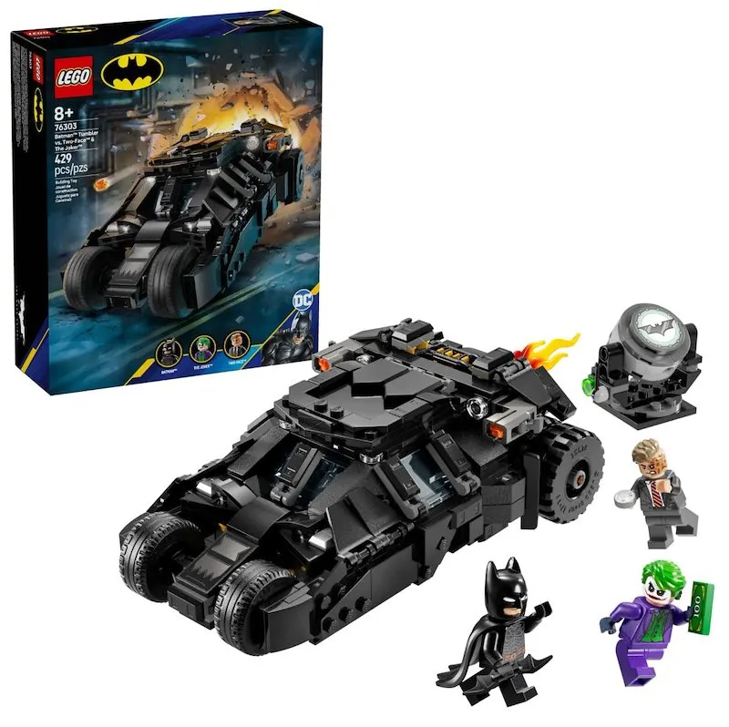 Lego® DC Super Heroes Tumbler di Batman contro Two-Face e The Joker 76303 - immagine 1