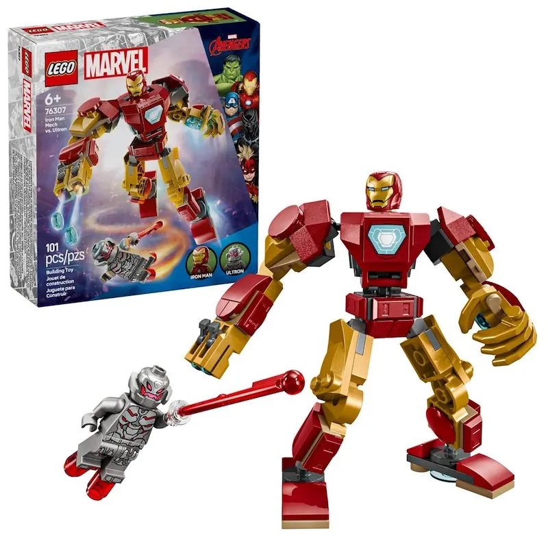Lego® Marvel Mech di Iron Man contro Ultron 76307 - immagine 1