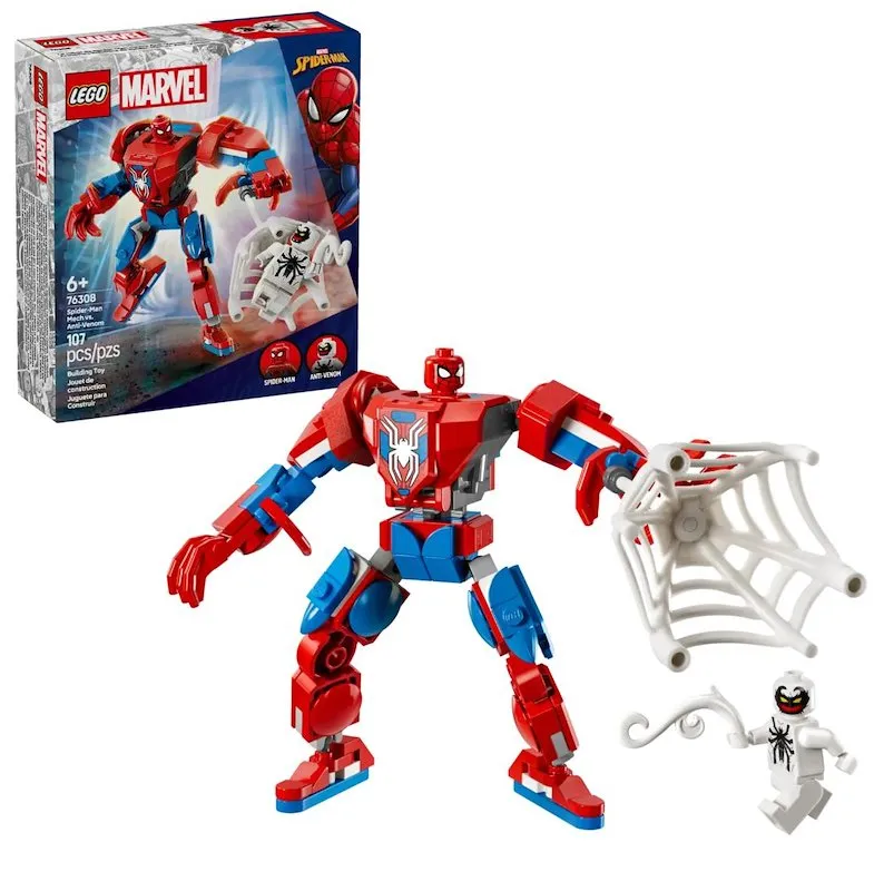 Lego® Marvel Mech di Spider-Man contro Anti-Venom 76308 - immagine 1