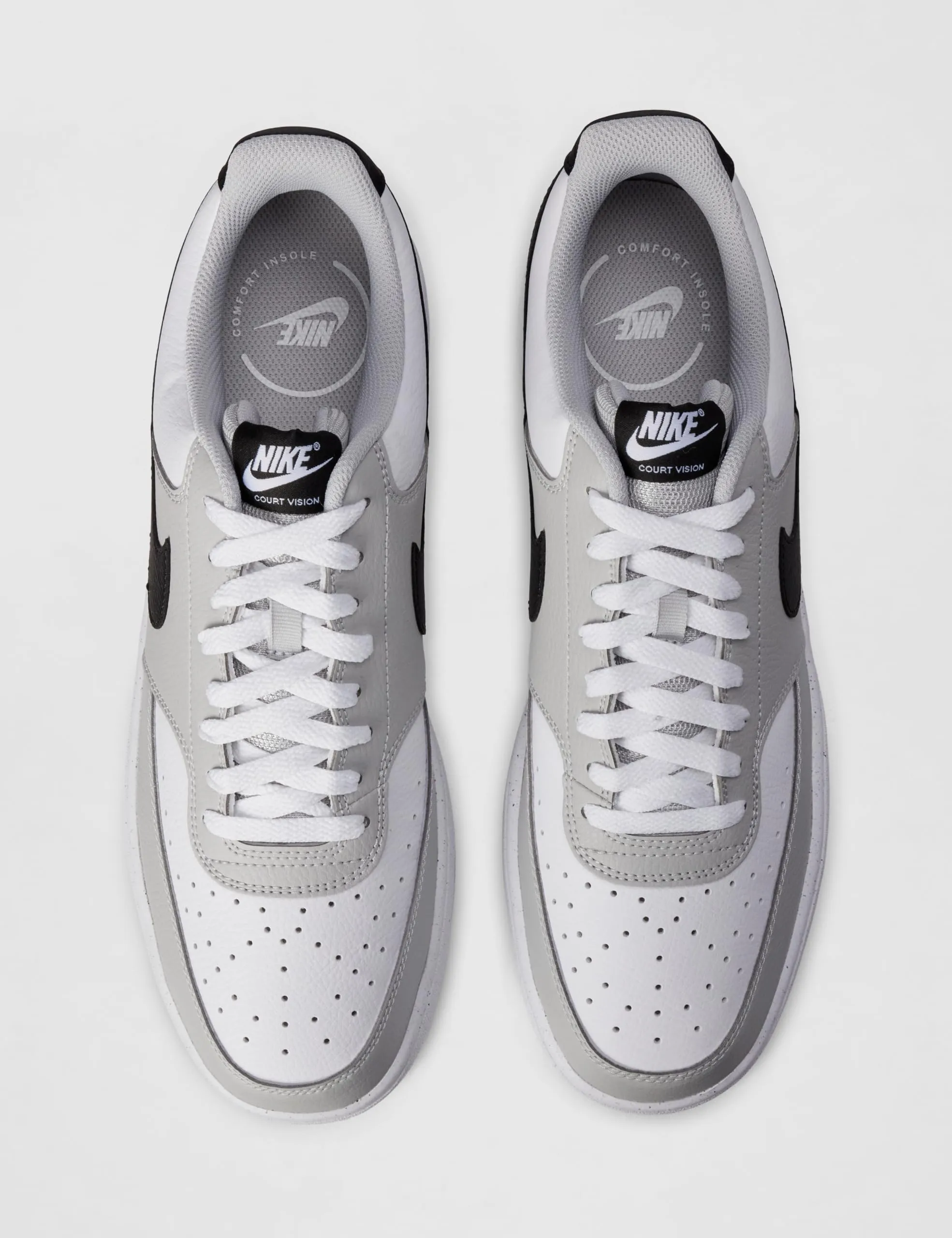 Nike Scarpa Court Vision Low da Uomo, Grey Fog/Black-White, 49.5 EU - immagine 5