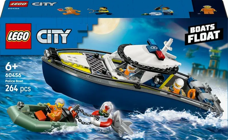 Lego® Inseguimento del motoscafo della Polizia 60456 - immagine 1