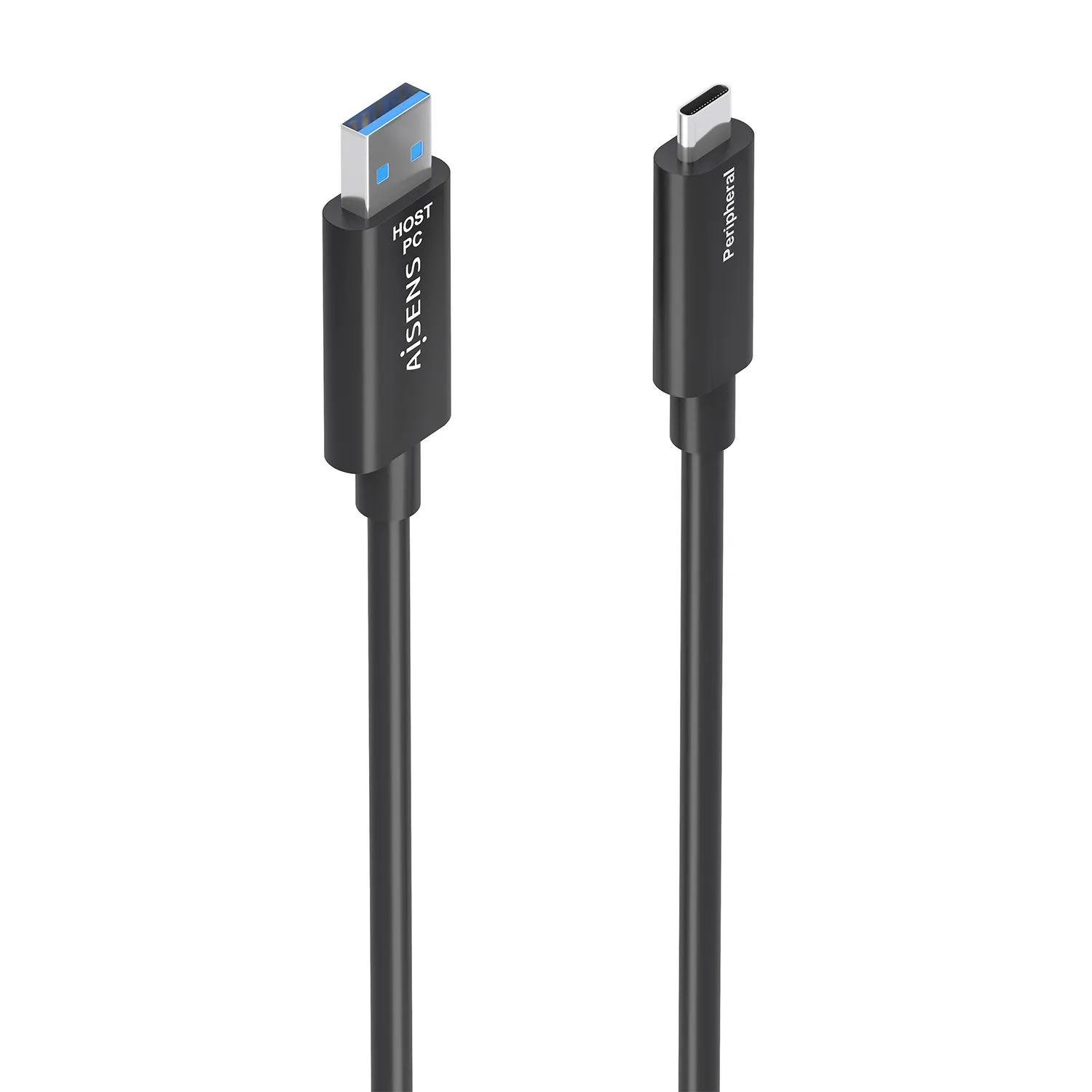 AISENS A157-0926 cavo USB USB 3.2 Gen 2 (3.1 Gen 2) 25 m 2 x USB A USB C 10 Gbit/s Nero - immagine 1