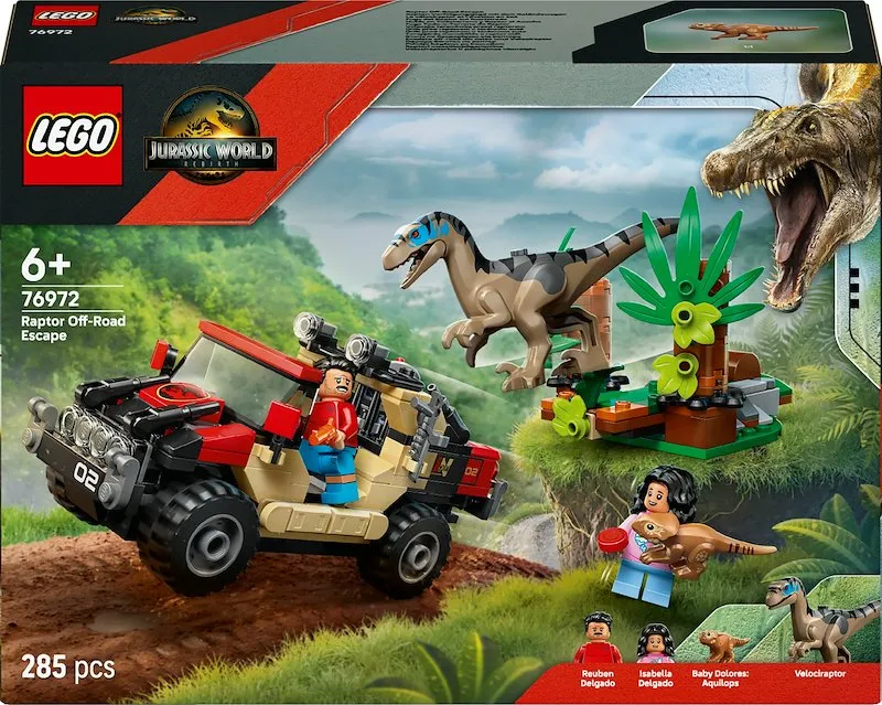 Lego® Fuga dal Raptor sul fuoristrada 76972 - immagine 1
