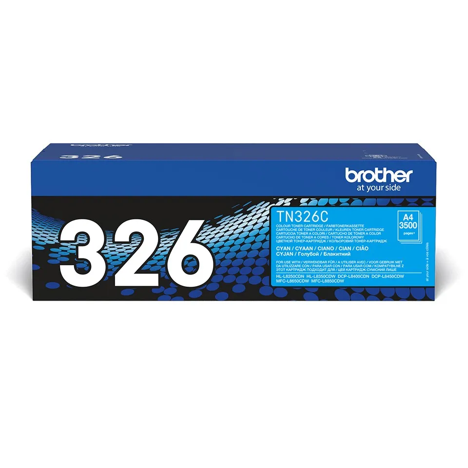 Brother TN-326C cartuccia toner 1 pz Originale Ciano - immagine 1