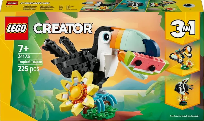 Lego Animali selvatici: tucano tropicale 31173 - immagine 1