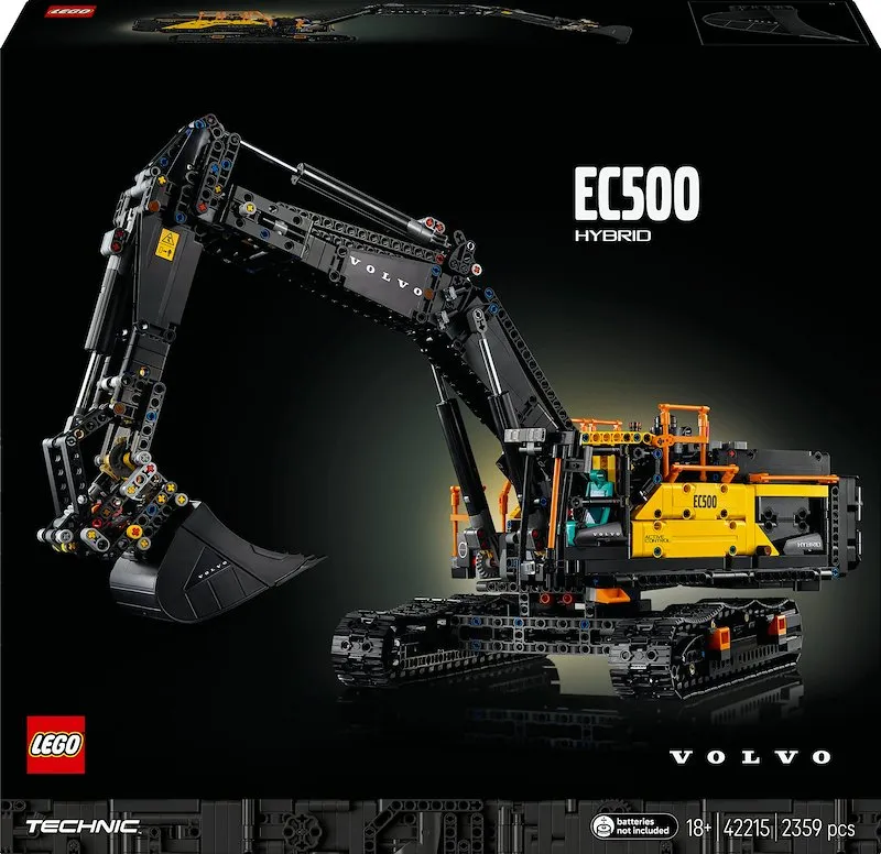 Lego Escavatore Volvo EC500 Hybrid 42215 - immagine 1