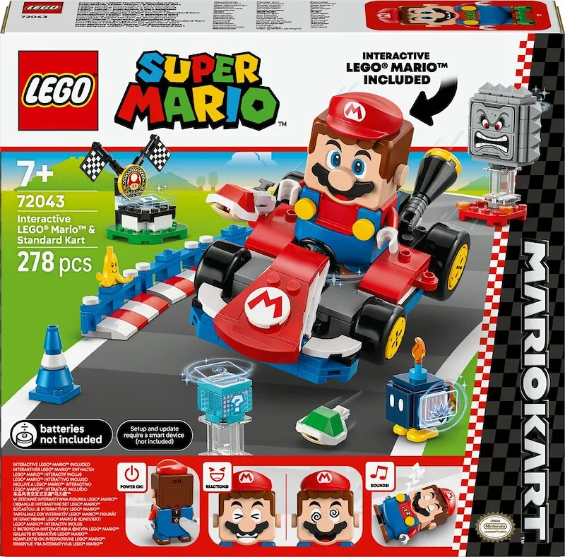 Lego MARIO KART Mario interattivo e Kart standard 72043 - immagine 1