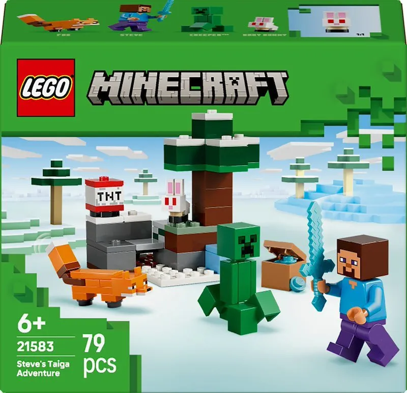 Lego® Minecraft Avventura di Steve nella taiga 21583 - immagine 1