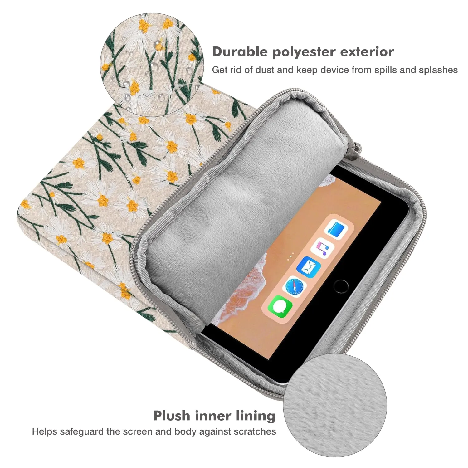 MoKo Borsa per tablet 9-11 pollici ricamata - immagine 4