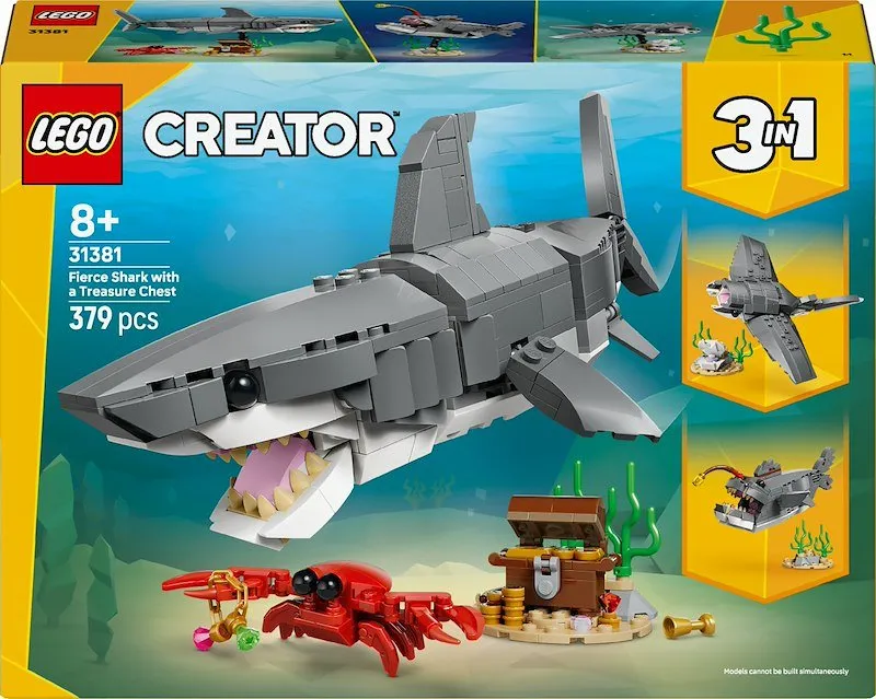 Lego® squalo cons crigno tesoro 31381 - immagine 1