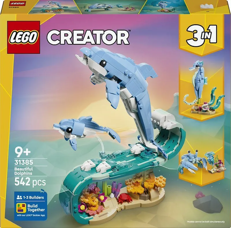 Lego® Animali marini: meravigliosi delfini 31385 - immagine 1