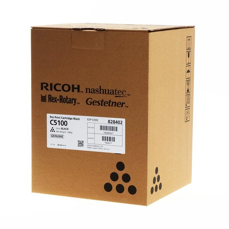 Originale Ricoh Pro C5100/C5110 cartuccia toner nero - 828402 - immagine 1