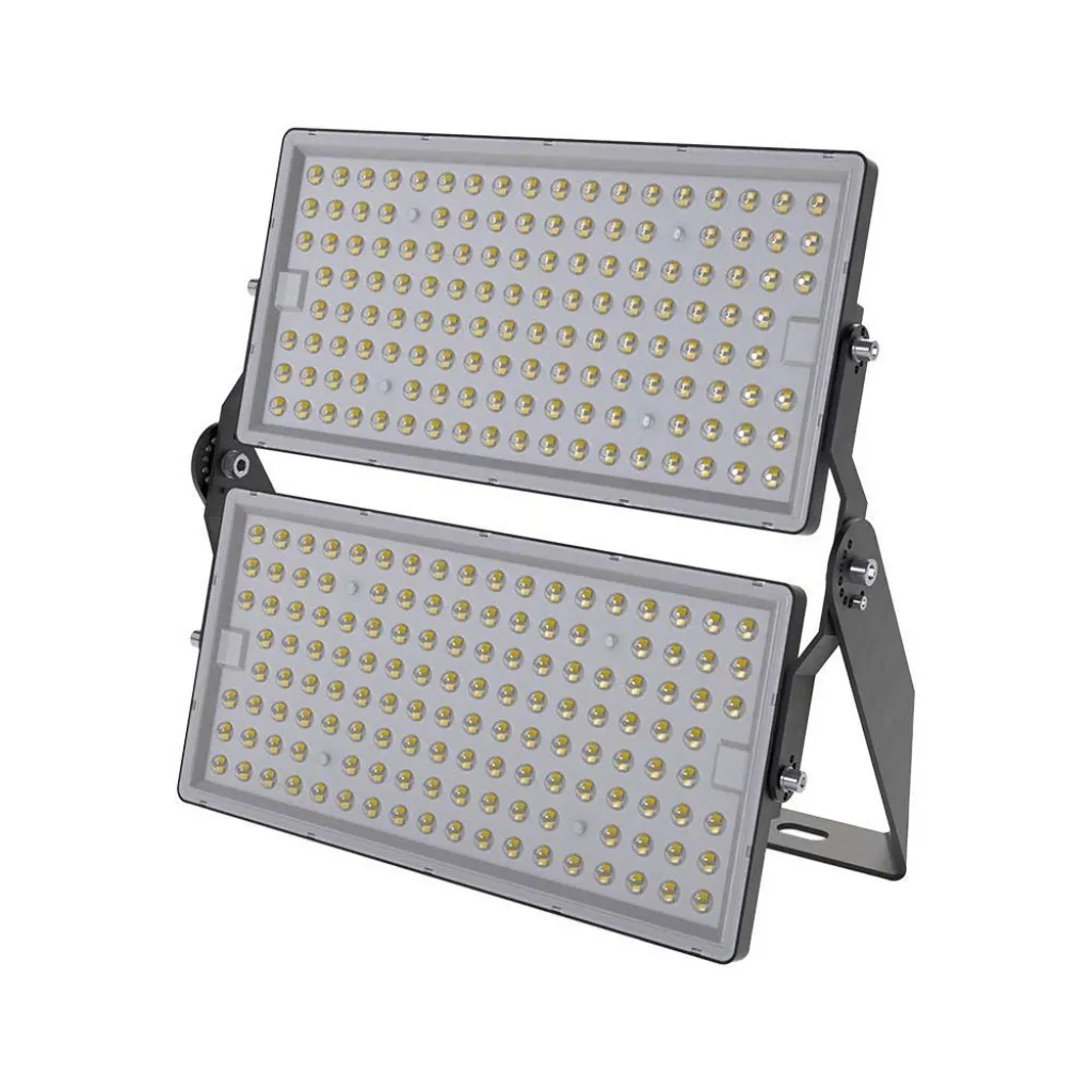 V-TAC Faro LED 500W 135LM/W Colore Nero 360° Cavo 1m 4000K IP65 - immagine 1