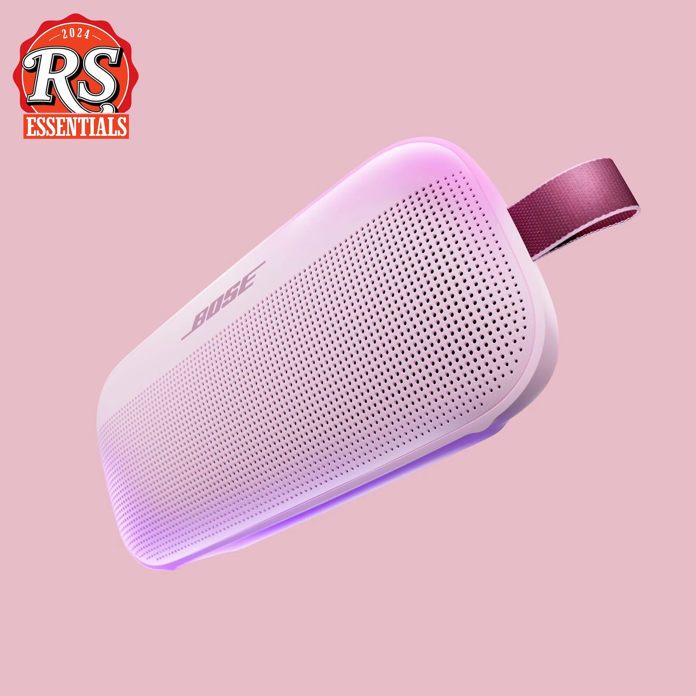 Bose SoundLink Flex (2ª Gen) Altoparlante Portatile Bluetooth Alta Fedeltà, 12 h Autonomia, Speaker Portatile Stereo Impermeabile e Antipolvere, Rosa Floreale – Edizione Limitata - immagine 2