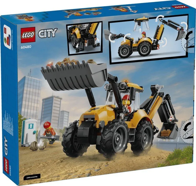 Lego® Scavatrice da cantiere gialla 60480 - immagine 1