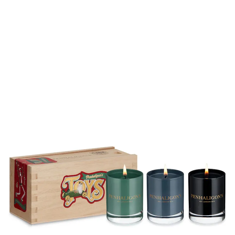 Penhaligon's Penhaligon's Home Hooplas Candle Trio Set 3 x 65 gr - 3 x 65 gr - immagine 1