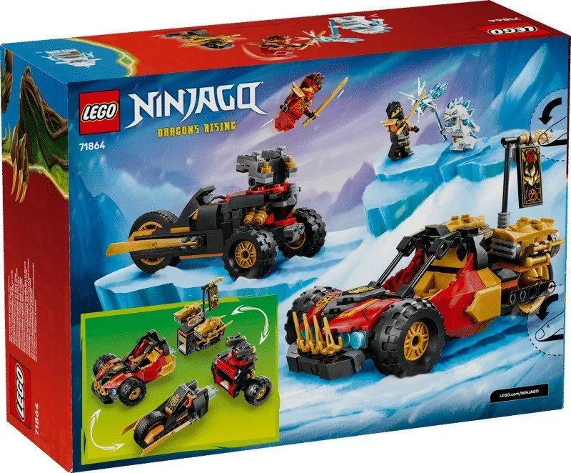 Lego® Ninja Go Veicoli combinanti di Kai e Cole71864 - immagine 1