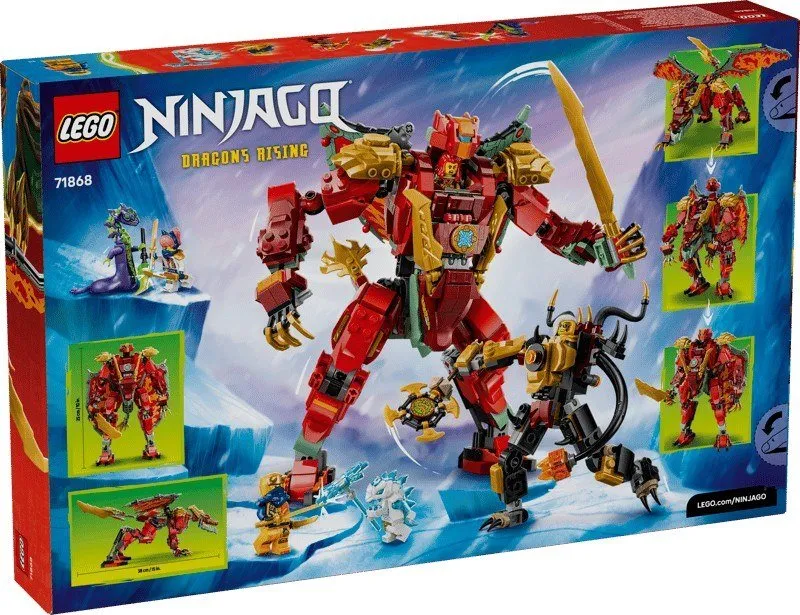 Lego® ninjago Mech drago mutaforma di Wyldfyre 71868 - immagine 1