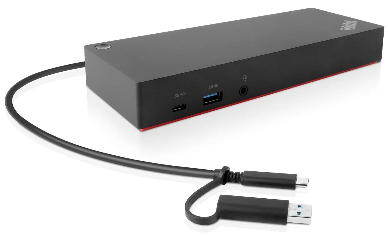 Lenovo 40AF0135EU replicatore di porte e docking station per laptop Cablato Nero - immagine 1