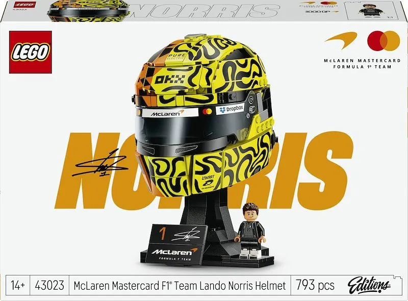 Lego® Casco di Lando Norris McLaren Mastercard F1® Team 43023 - immagine 1
