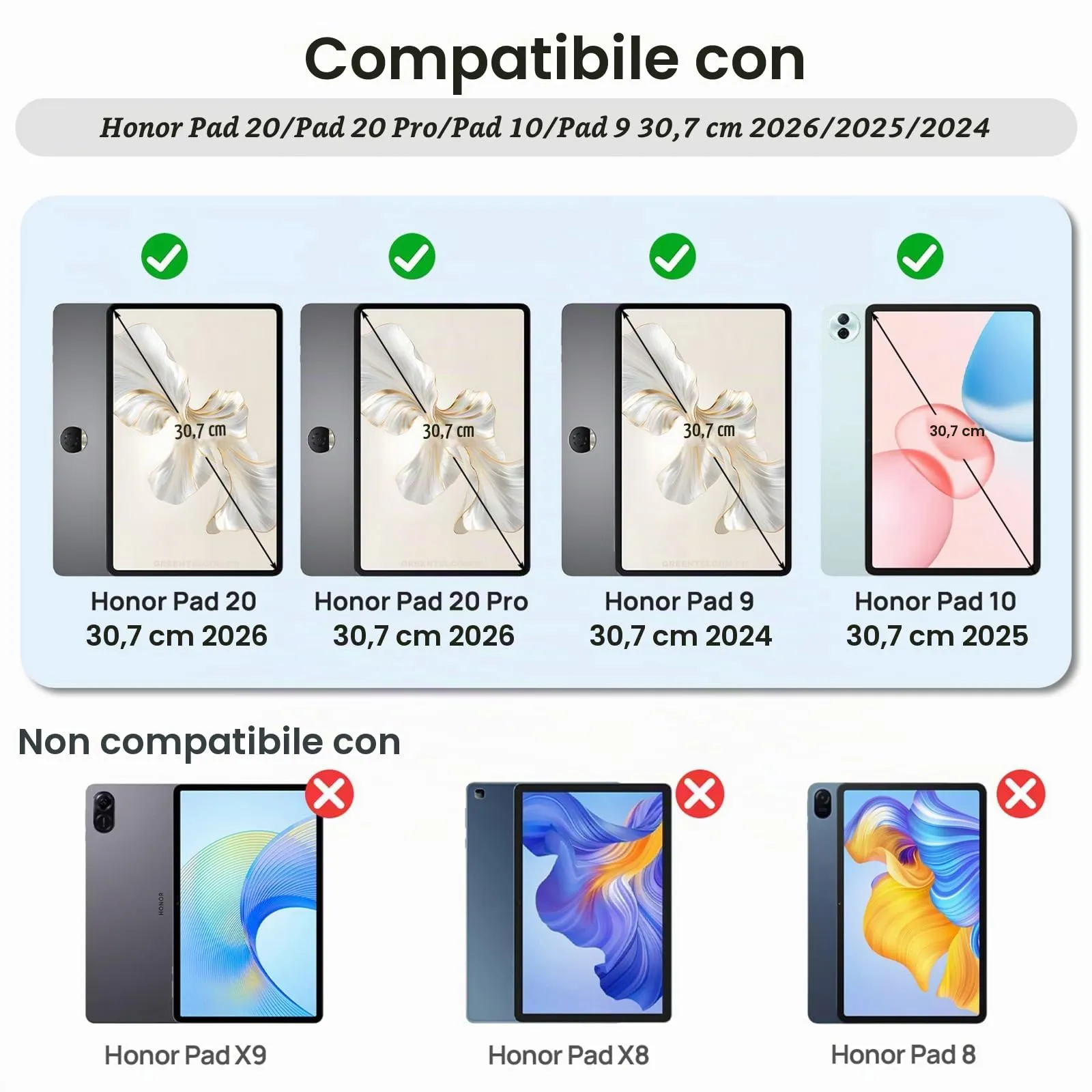 Gerutek 2 Pezzi Pellicola Protettiva per Honor Pad 10/Pad 20/Pad 20 Pro - immagine 2