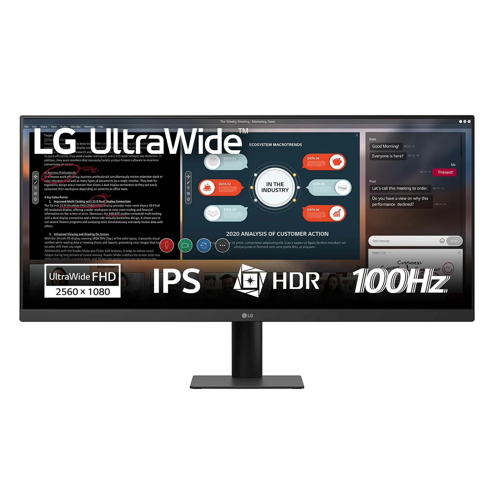 LG 29U511A Monitor 21:9 29 WFHD HDR 100Hz - immagine 1