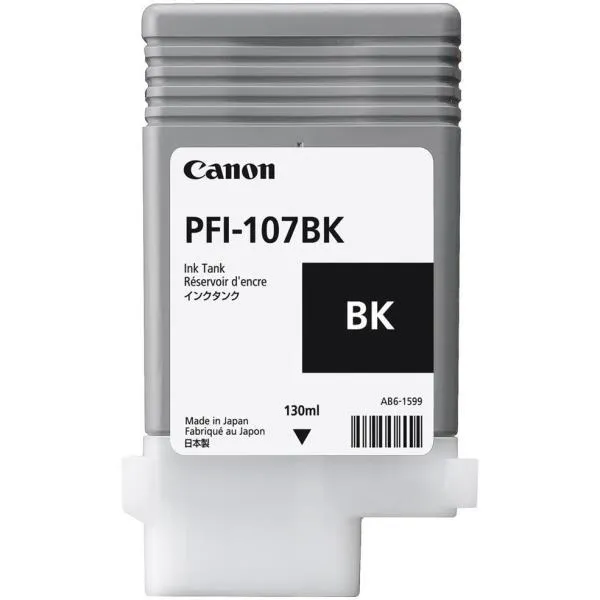 Canon Black Ink Tank PFI-107 Bk 6705B001AA - immagine 1