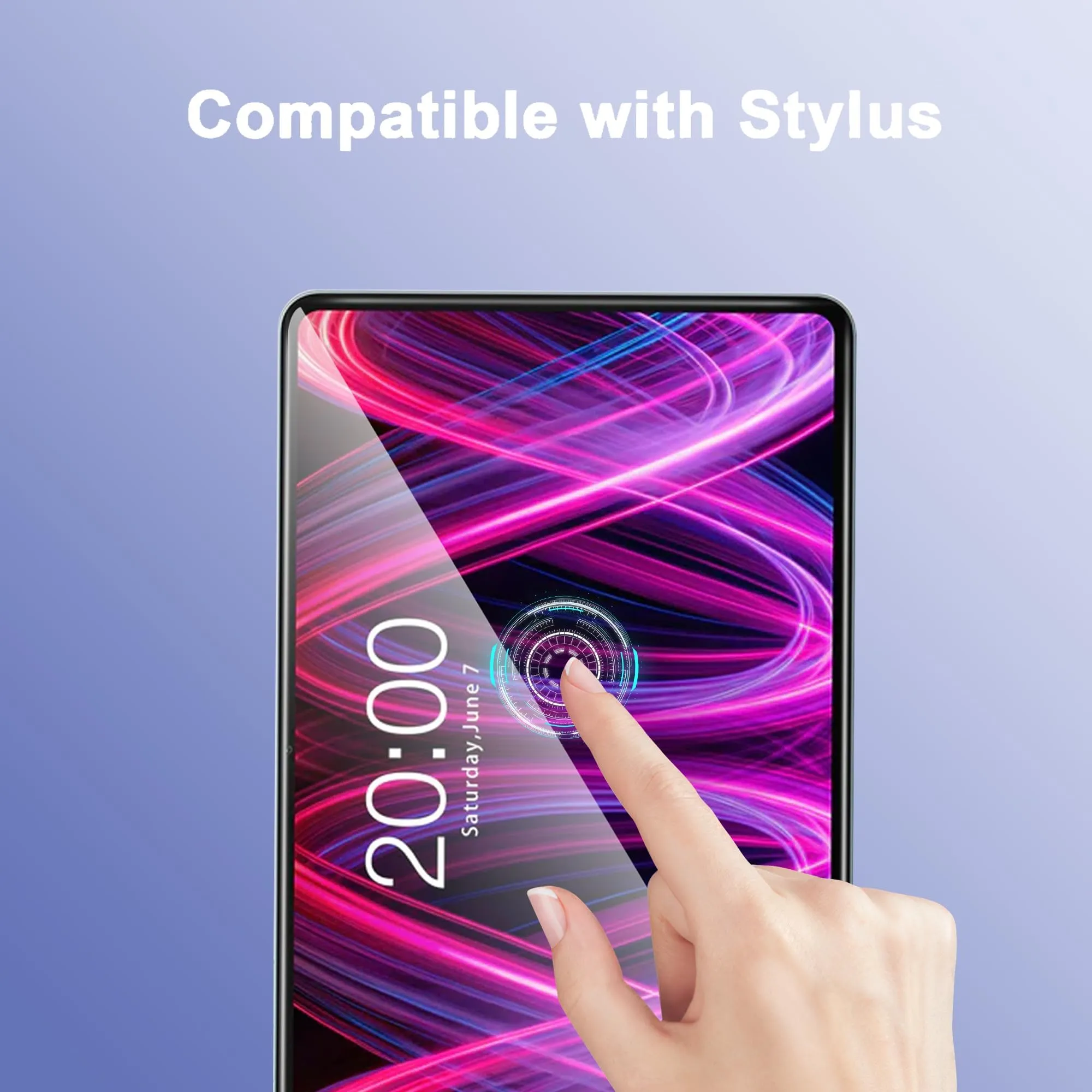 CAUHENYEE Pellicola per DOOGEE U12/TECLAST T60 Plus/T60 AI/DOOGEE T36/Odea A12 Vetro Temperato, Confezione da 2 HD Trasparente Pellicola Protettiva in Vetro Protettiva, AntiGraffio - immagine 3