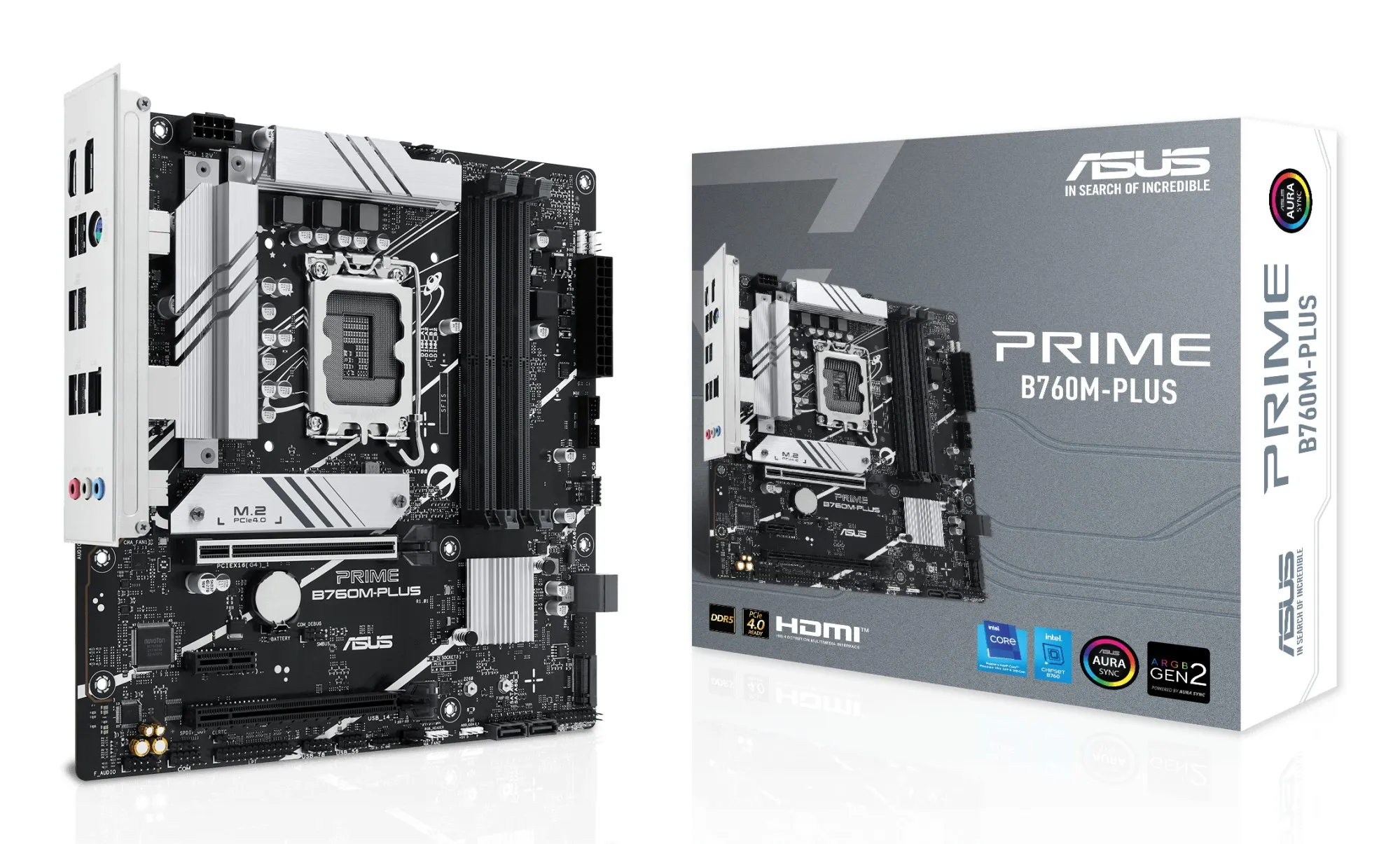 ASUS PRIME B760M-PLUS Intel B760 LGA 1700 micro ATX - immagine 1
