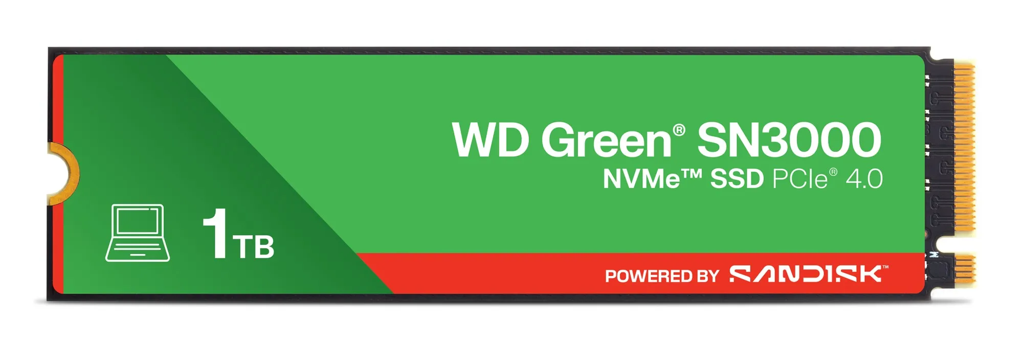 Western Digital SN3000 1 TB M.2 PCI Express 4.0 NVMe QLC 3D NAND - immagine 1