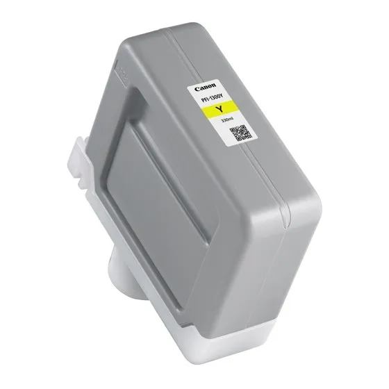 ORIGINALE Canon Cartuccia d'inchiostro giallo PFI-1300y 0814C001 330ml - immagine 1