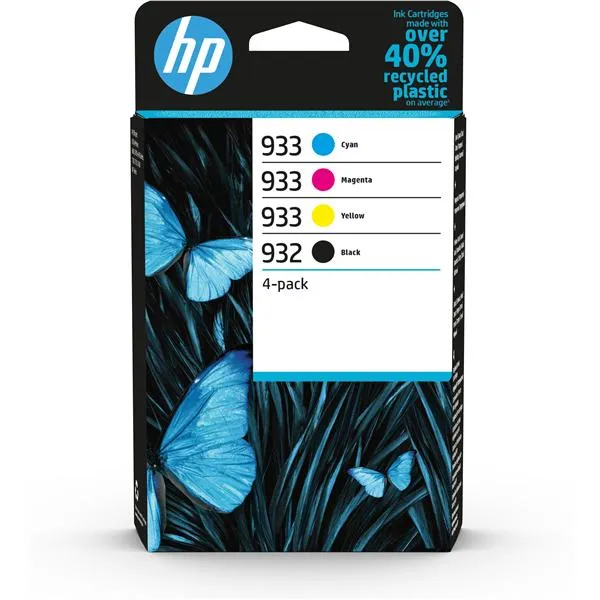Hp Confezione Da 4 Inchiostri Originali 932/933 Nero Ciano Magenta Giallo 6ZC71AE#LS1 - immagine 1