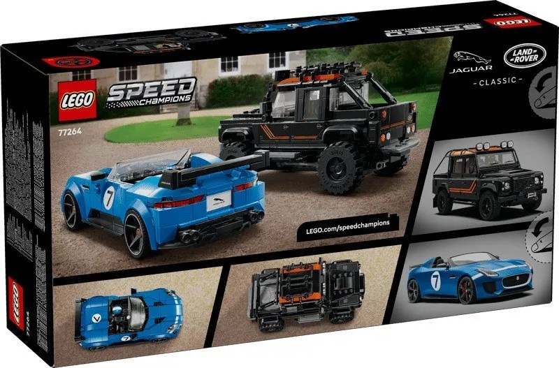Lego® Speed Champions Jaguar Project 7 e Land Rover Defender 77264 - immagine 1