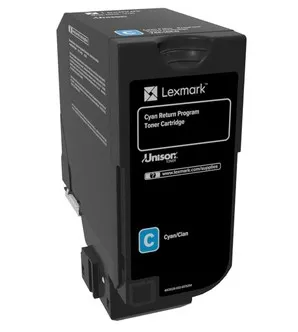 ORIGINALE Lexmark toner ciano 74C20C0 CS/CX725 3000 pagine - immagine 1