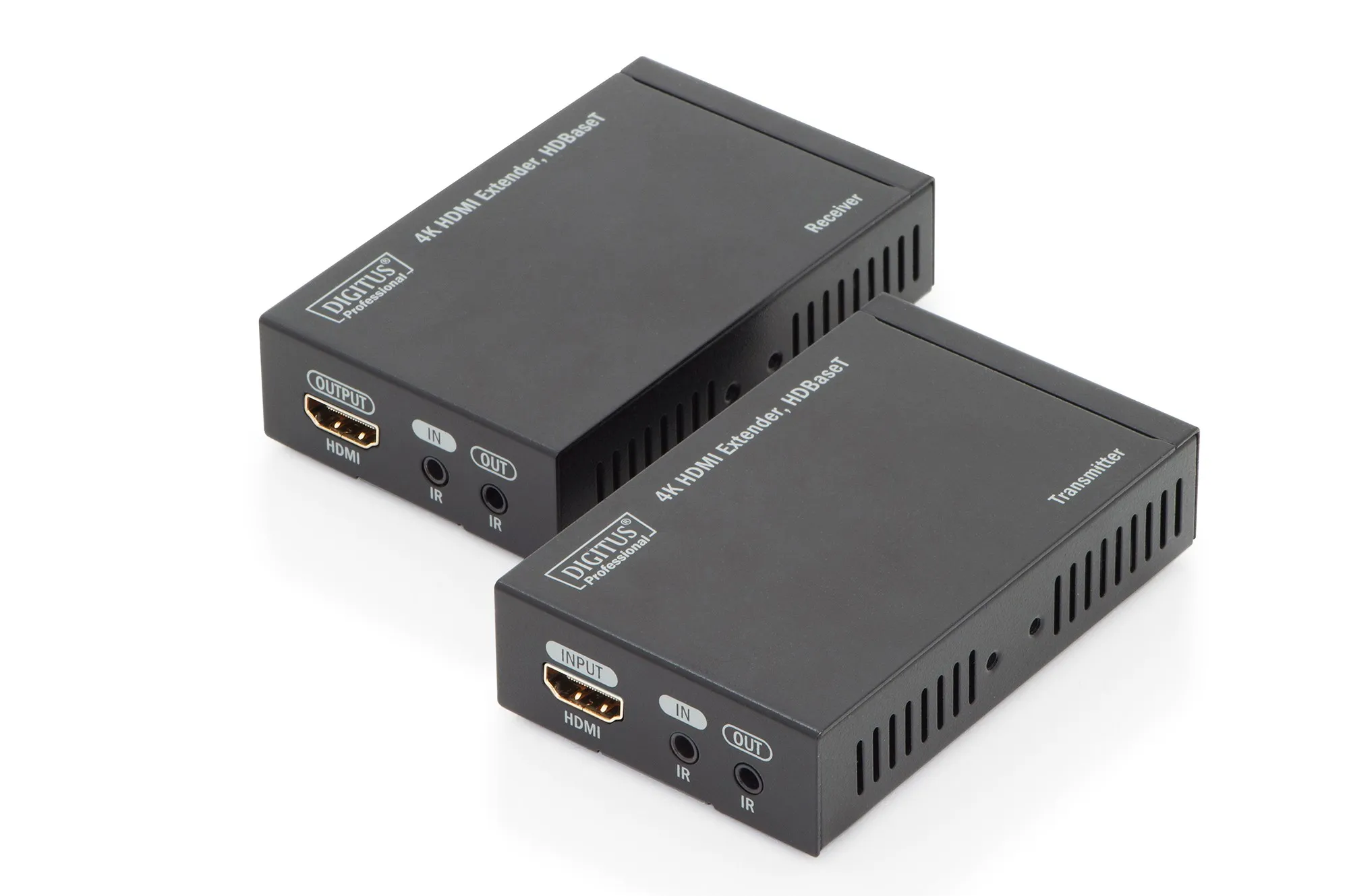 Estensore Hdmi 4K Su Di Cavo Di Rete Hdbaset Ricevitore + Trasmettitore - immagine 1