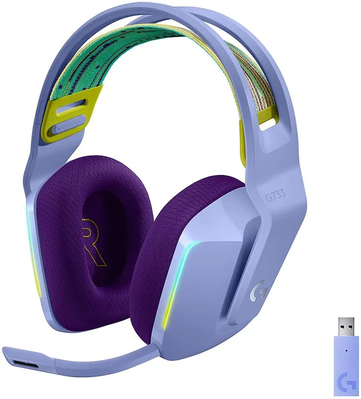Logitech Cuffie Headband Gaming G733 Lilla - immagine 1