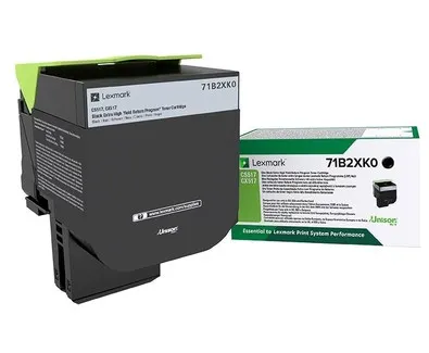 ORIGINALE Lexmark toner nero 71B2XK0 CS/CX517 8000 pagine - immagine 1