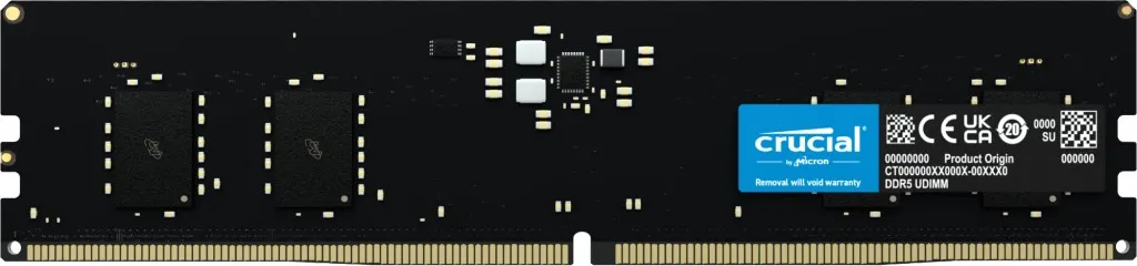 Crucial CT8G56C46U5 memoria 8 GB 1 x 8 GB DDR5 Data Integrity Check (verifica integrità dati) - immagine 1
