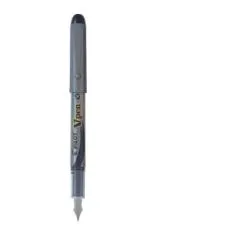 Pilot CF12STILOGRAFICA Vpen Silver Nero Tratto Medio 0.4MM 7570 - immagine 1