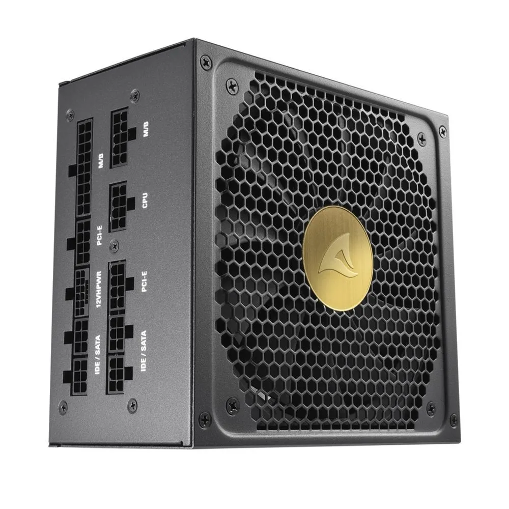 Sharkoon Alimentatore Rebel P30 Gold 850W Atx3.0 Atx 3.0 Pcie Gen5 12Vhpwr 80 Plus Gold 135Mm Zer - immagine 1