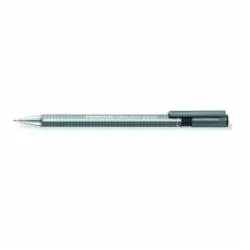 Staedtler Portamine Per Scrittura Triplus Micro 0.5 Mm Fusto Grigio Ergonomico Triangolare Punta In Metallo Cromato Mine Hb (conf.10) 768N-2 - immagine 1