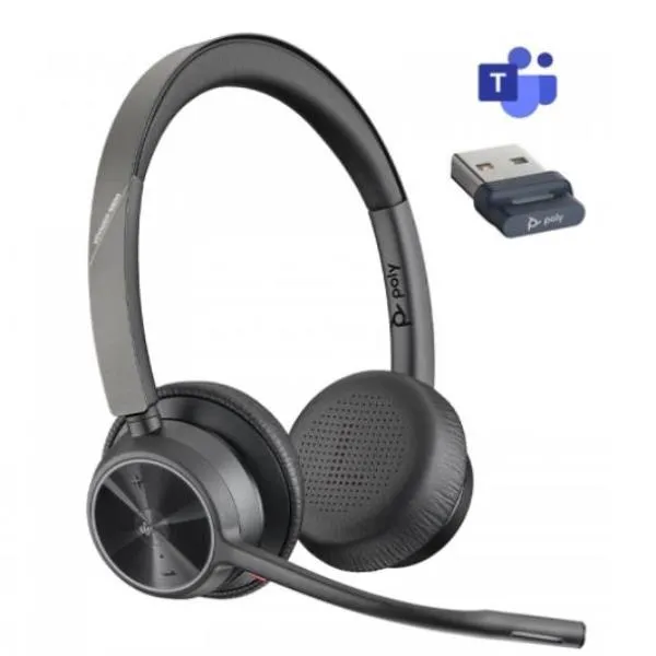 Poly Hp Voyager 4320 Microsoft Teams Certified Usb-A Headset +BT700 Dongle 77Y98AA - immagine 1