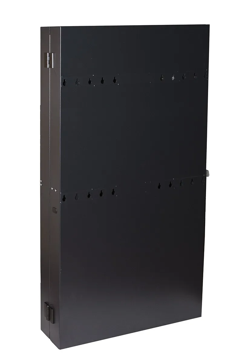 Armadio Rack Da Muro Verticale 2U 650X1082X115 Colore Nero Per Server Profondi Fino A 92 Cm - immagine 1